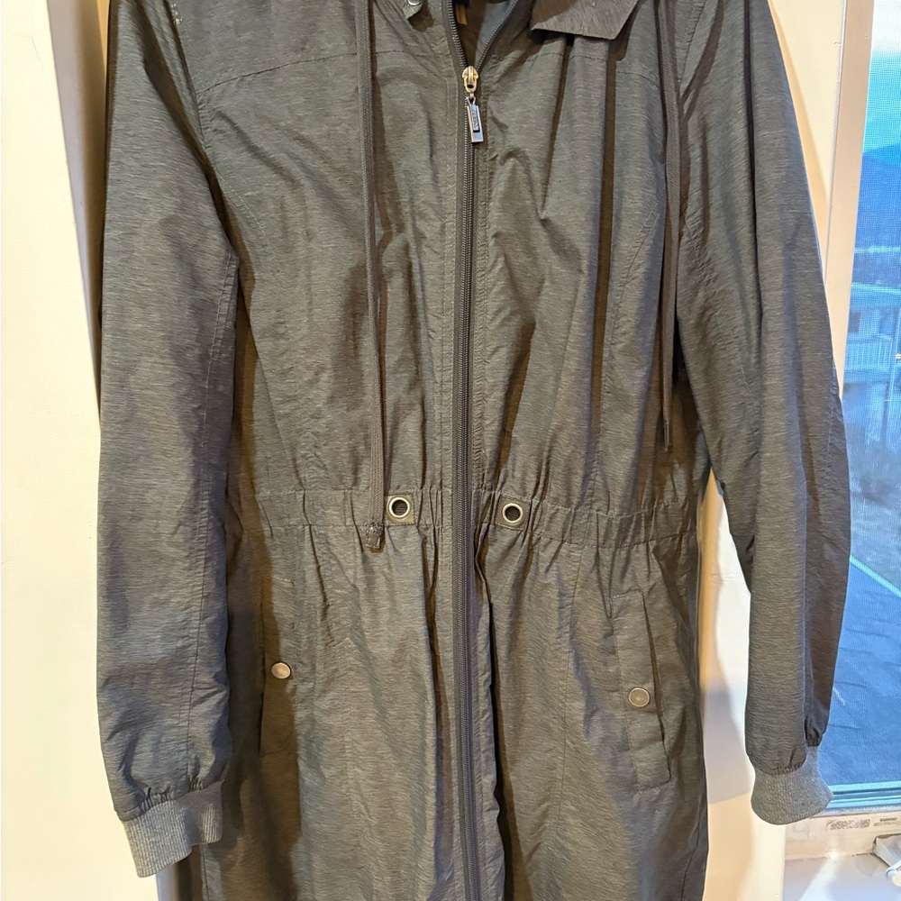 Gray Hooded Jacket